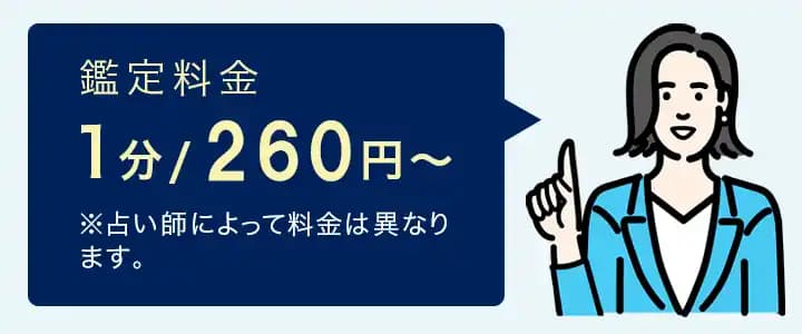 鑑定料金250/1分